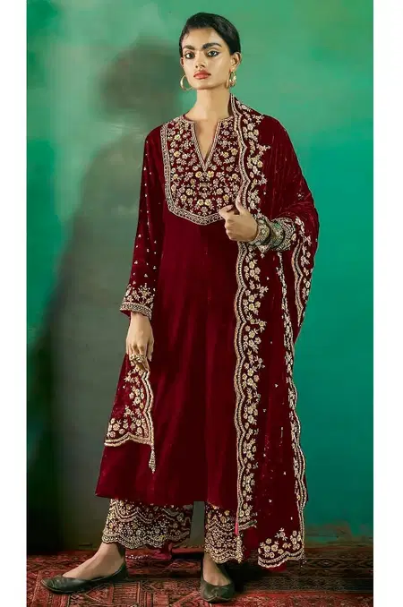 Florent 1016 A To D Velvet Wholesale Pakistani Salwar Suits Suppliers In Mumbai